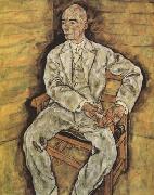 Egon Schiele Portrait of Victor Ritter von Bauer (mk12) Spain oil painting artist